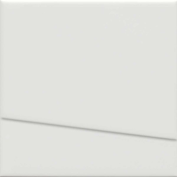 Mosa Murals Lines 15X15 36510 Bright White Glans, afname per doos van 0,65 m²