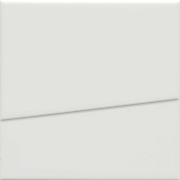 Mosa Murals Lines 15X15 36510 Bright White Glans, afname per doos van 0,65 m²