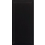 Mosa Trocadero 10X20 1001 Zwart, afname per doos van 0,36 m²