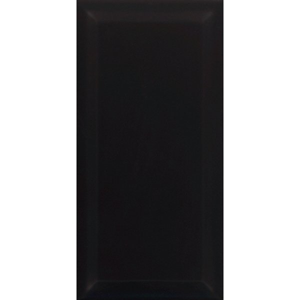 Mosa Trocadero 10X20 1001 Zwart, afname per doos van 0,36 m²