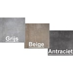 Douglas Jones Beton 70X70 Taupe, Afname Per Volle Doos Van 1,47 m²