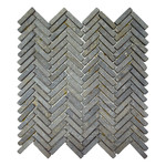 Marmermozaiek F 1x4.8 light grey 30x30 a 1 m²