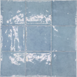 Revoir Paris Atelier turquoise glans 10x10, afname per doos van 0,8 m²