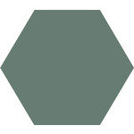 Winckelmans Hexagon 15 cm, vlak, vert (VEU), 9 mm dik, afname per doos van 0,48 m²