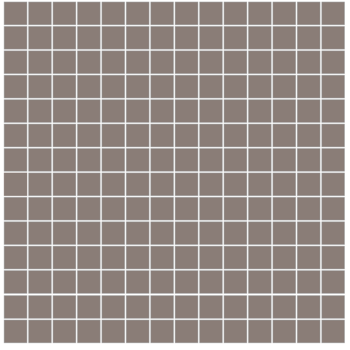 Winckelmans Mozaïek 2x2 cm, vlak, gris (201), 3,8 mm dik a 1,33 m²