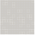 Winckelmans Mozaïek 2x2 cm, vlak, gris perle (PER), 3,8 mm dik, afname per doos van 1,33 m²