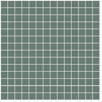 Winckelmans Mozaïek 2x2 cm, vlak, vert (209), 3,8 mm dik a 1,33 m²