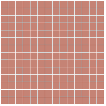 Winckelmans Mozaïek 2x2 cm, vlak, vieux rose (RSV), 3,8 mm dik a 1,33 m²