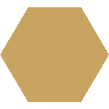 Winckelmans Hexagon 5 cm, vlak, jaune (JAU), 5 mm dik a 0,11 m²