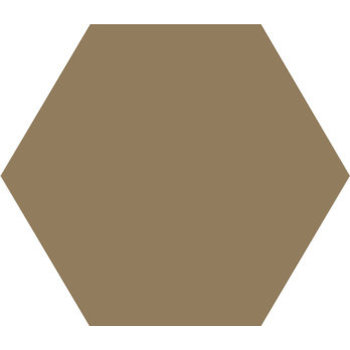 Winckelmans Hexagon 5 cm, vlak, cafe (CAF), 5 mm dik a 0,11 m²