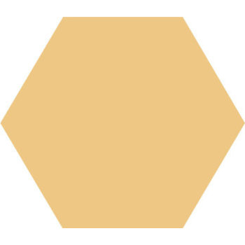 Winckelmans Hexagon 5 cm, vlak, cognac (COG), 5 mm dik a 0,11 m²