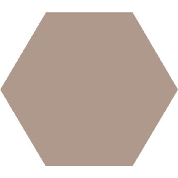 Winckelmans Hexagon 5 cm, vlak, lin (LIN), 5 mm dik, afname per doos van 0,11 m²