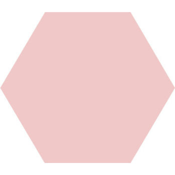 Winckelmans Hexagon 5 cm, vlak, rose (RSU), 5 mm dik a 0,11 m²