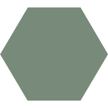 Winckelmans Hexagon 5 cm, vlak, pale vert (VEP), 5 mm dik a 0,11 m²