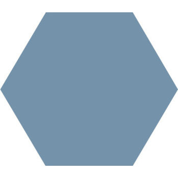 Winckelmans Hexagon 5 cm, vlak, blue (BEU), 5 mm dik a 0,11 m²