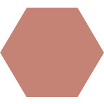 Winckelmans Hexagon 5 cm, vlak, vieux rose (RSV), 5 mm dik, afname per doos van 0,11 m²