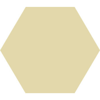 Winckelmans Hexagon 5 cm, vlak, vanille (VAN), 5 mm dik a 0,11 m²