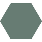 Winckelmans Hexagon 5 cm, vlak, vert (VEU), 5 mm dik, afname per doos van 0,11 m²
