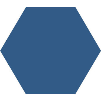 Winckelmans Hexagon 5 cm, vlak, bleu nuit (BEN), 5 mm dik a 0,11 m²