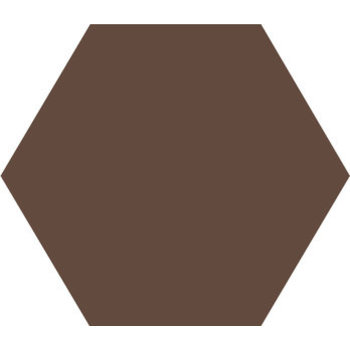 Winckelmans Hexagon 15 cm, vlak, brun (CHO), 9 mm dik a 0,48 m²