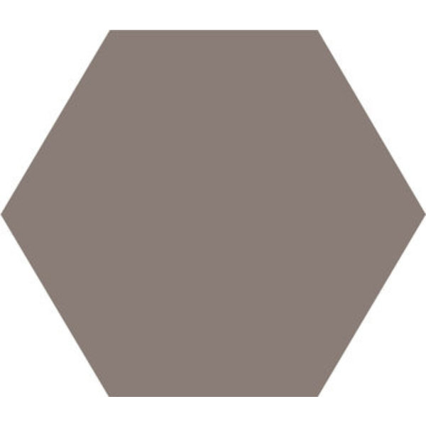 Winckelmans Hexagon 15 cm, vlak, gris (GRU), 9 mm dik, afname per doos van 0,48 m²