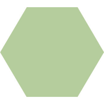 Winckelmans Hexagon 15 cm, vlak, pistache (PIS), 9 mm dik a 0,48 m²