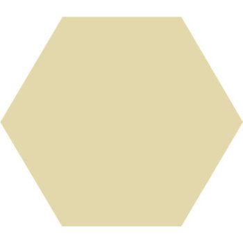 Winckelmans Hexagon 15 cm, vlak, vanille (VAN), 9 mm dik a 0,48 m²