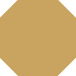 Winckelmans Octagon 15x15 cm, vlak, jaune (JAU), 9 mm dik, afname per doos van 0,563 m²