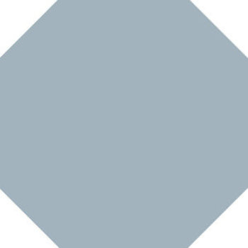 Winckelmans Octagon 15x15 cm, vlak, pale blue (BEP), 9 mm dik a 0,563 m²