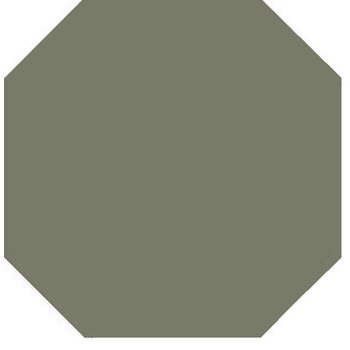 Winckelmans Octagon 15x15 cm, vlak, australian green (VEA), 9 mm dik a 0,563 m²