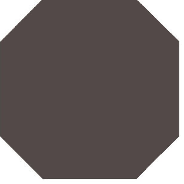 Winckelmans Octagon 15x15 cm, vlak, antracite (ANT), 9 mm dik, afname per doos van 0,563 m²