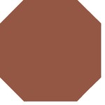 Winckelmans Octagon 15x15 cm, vlak, havana (HAV), 9 mm dik, afname per doos van 0,563 m²