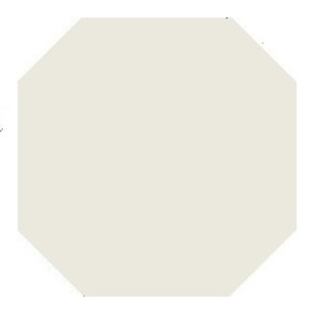 Winckelmans Octagon 10x10 cm, vlak, blanc (BAU), 9 mm dik a 0,5 m²