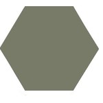 Winckelmans Hexagon 15 cm, vlak, australian green (VEA), 9 mm dik, afname per doos van 0,48 m²
