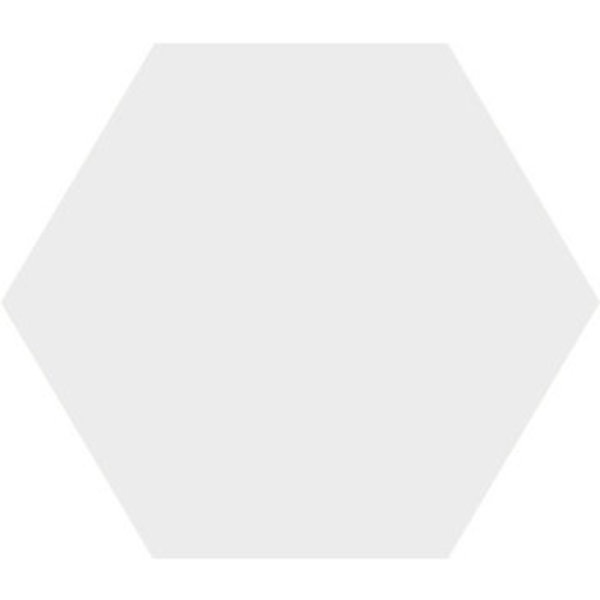 Winckelmans Hexagon 15 cm, vlak, super blanc (BAS), 9 mm dik, afname per doos van 0,48 m²