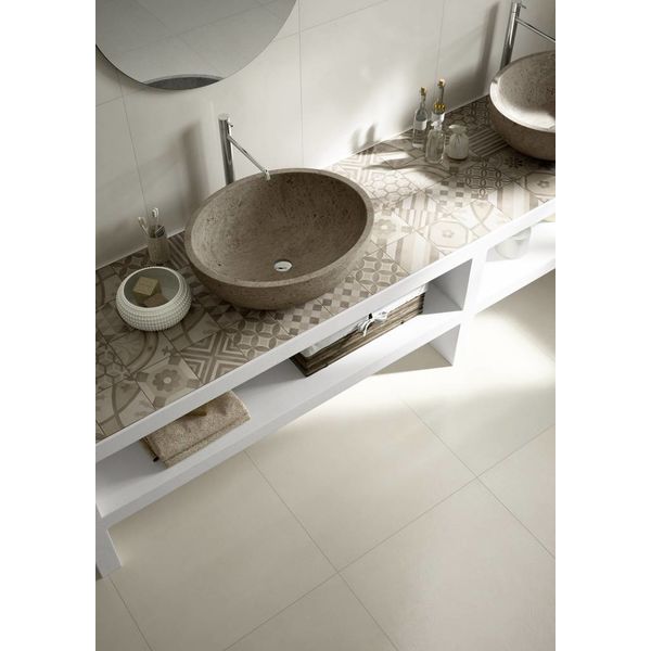 Marazzi Block Decoro Mix Greige MH92 15x15, afname per doos van 0,86 m²