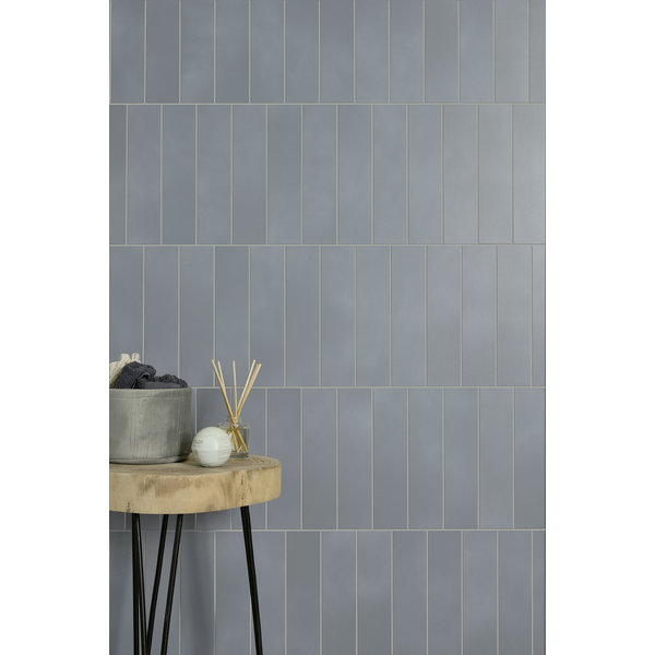 Azulejos Detroit Blue 7,2x29,5 cm, afname per doos van 0,49 m²