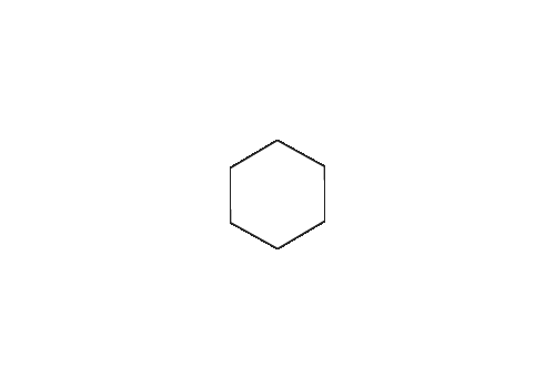 5 cm hexagon