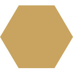 Winckelmans Hexagon 10 cm Jaune (JAU), 9 mm dik, afname per doos van 0,42 m²