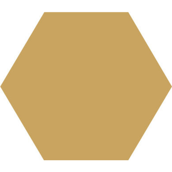 Winckelmans Hexagon 10 cm Jaune (JAU), 9 mm dik, afname per doos van 0,42 m²