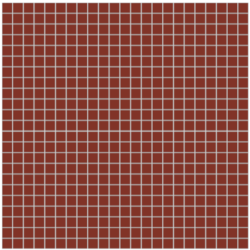 Winckelmans Mozaïek 1,2x1,2 cm, vlak, rouge (ROU), 3,8 mm dik a 1,33 m²