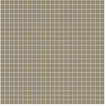 Winckelmans Mozaïek 1,2x1,2 cm, vlak, taupe (TAU), 3,8 mm dik a 1,33 m²