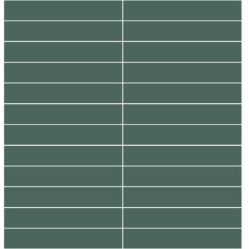 Winckelmans Rectangles 5x15 cm, kruisvoeg, vlak, australian green (VEA), 9 mm dik a 0,576 m²