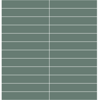 Winckelmans Rectangles 5x15 cm, kruisvoeg, vlak, vert (VEU), 9 mm dik a 0,576 m²