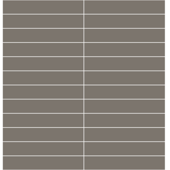 Winckelmans Rectangles 5x15 cm, kruisvoeg, vlak, antracite (ANT), 9 mm dik a 0,576 m²