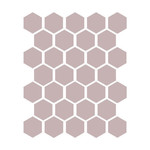 Winckelmans Hexagon 5 cm, vlak, Parma (PAR), 5 mm dik, afname per doos van 0,83 m²