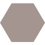 Winckelmans Hexagon 5 cm, vlak, pale gris (PER), 5 mm dik, afname per doos van 0,11 m²