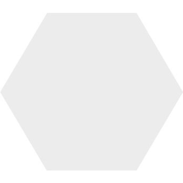 Winckelmans Hexagon 5 cm, vlak, super blanc (BAS), 5 mm dik, afname per doos van 0,11 m²