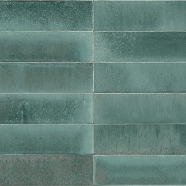 Marazzi Lume 6x24 MA9N Turquoise lux, afname per doos van 0,52 m²