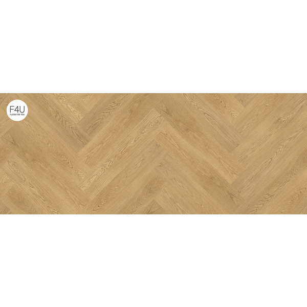 Corà Click PVC - Vergine visgraat 14,7x73,5 cm, afname per doos van 1,26 m²